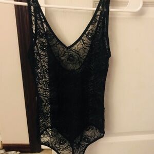Black Lace Bodysuit